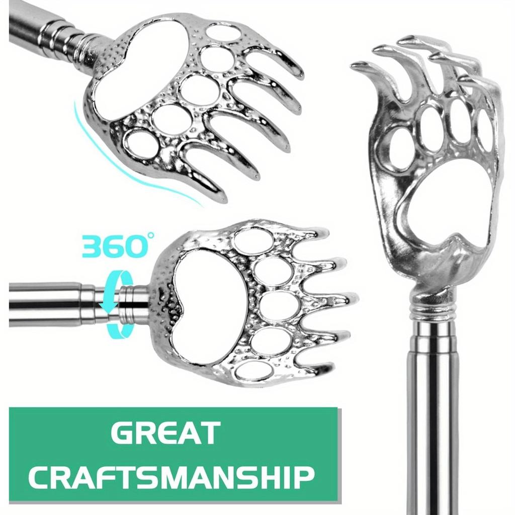 2pc Dog Cleaning & Massage Brush with Ergonomic Paw-Shaped Handle – Stainless Steel Back Scratcher & Pet Grooming Tool, Portable