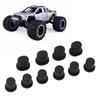 10PCS RC Bushing Adjuster Plastic Black Wear Resistant Lightweight RC Bush Adjuster for ZD Racing 1/7 MX 07