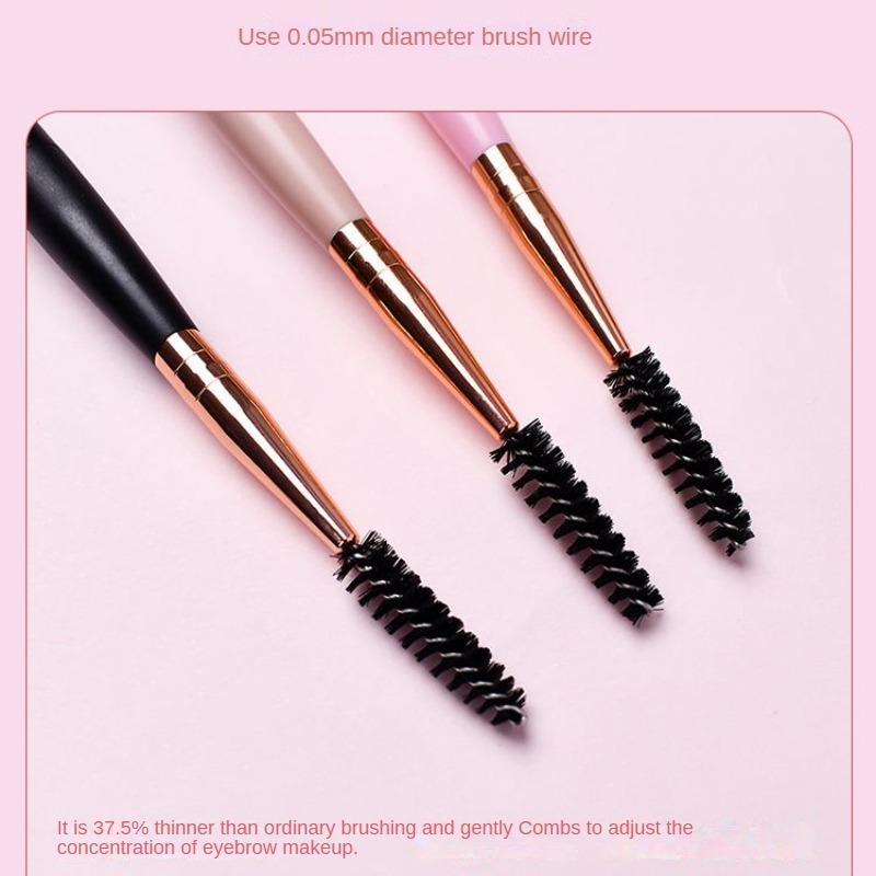 Lash Comb Ultra-Fine Steel Needle Comb Small Eyebrow Comb Foldable Spiral Lash Comb