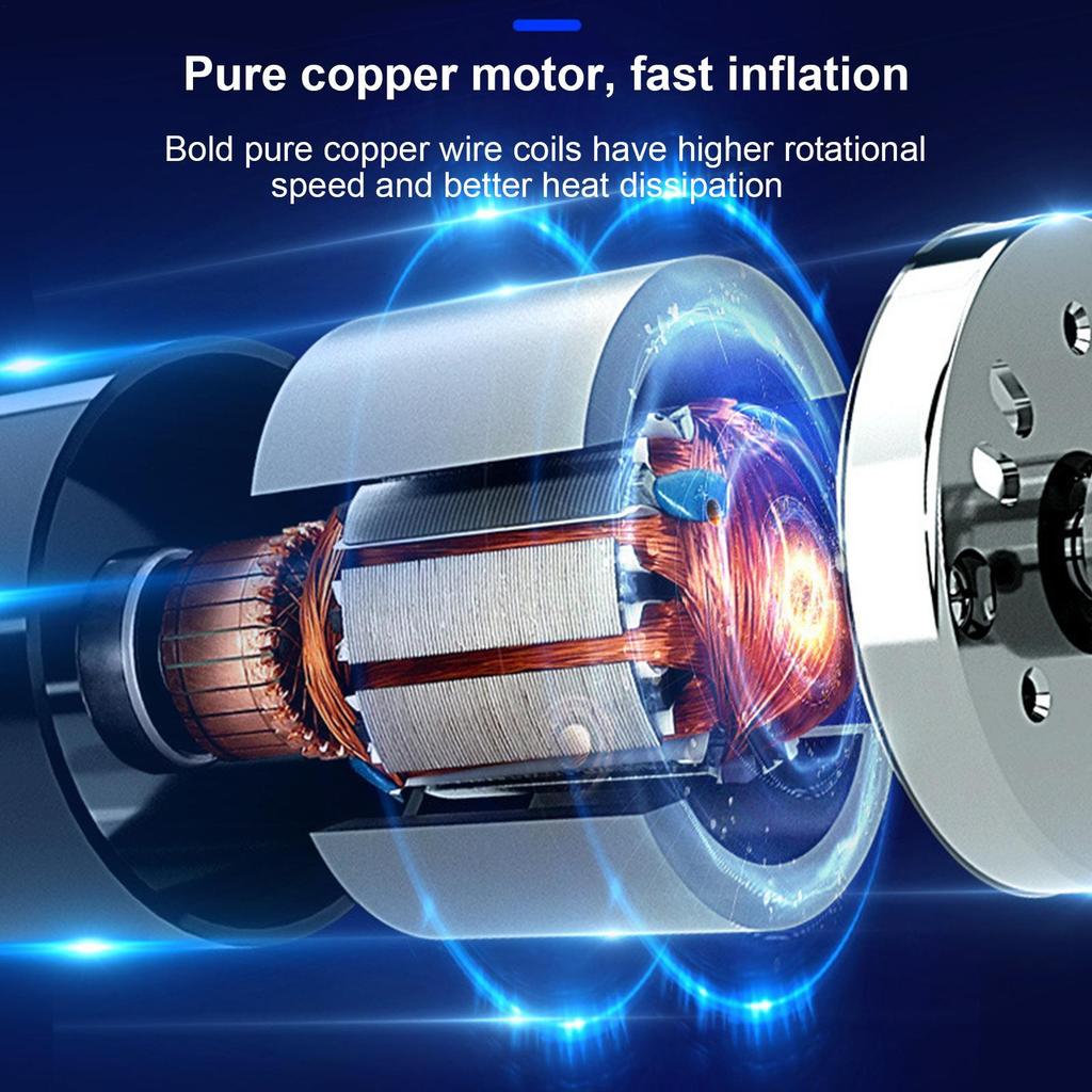 Portable Tire Inflator For Car Inflation Automotive Tools With Pressure Display Portable Air Compressor For Car Tires For