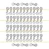A1A2 50Pcs Fishing Propellers Slices Lures Replacement Fly Propeller Fishing Lures