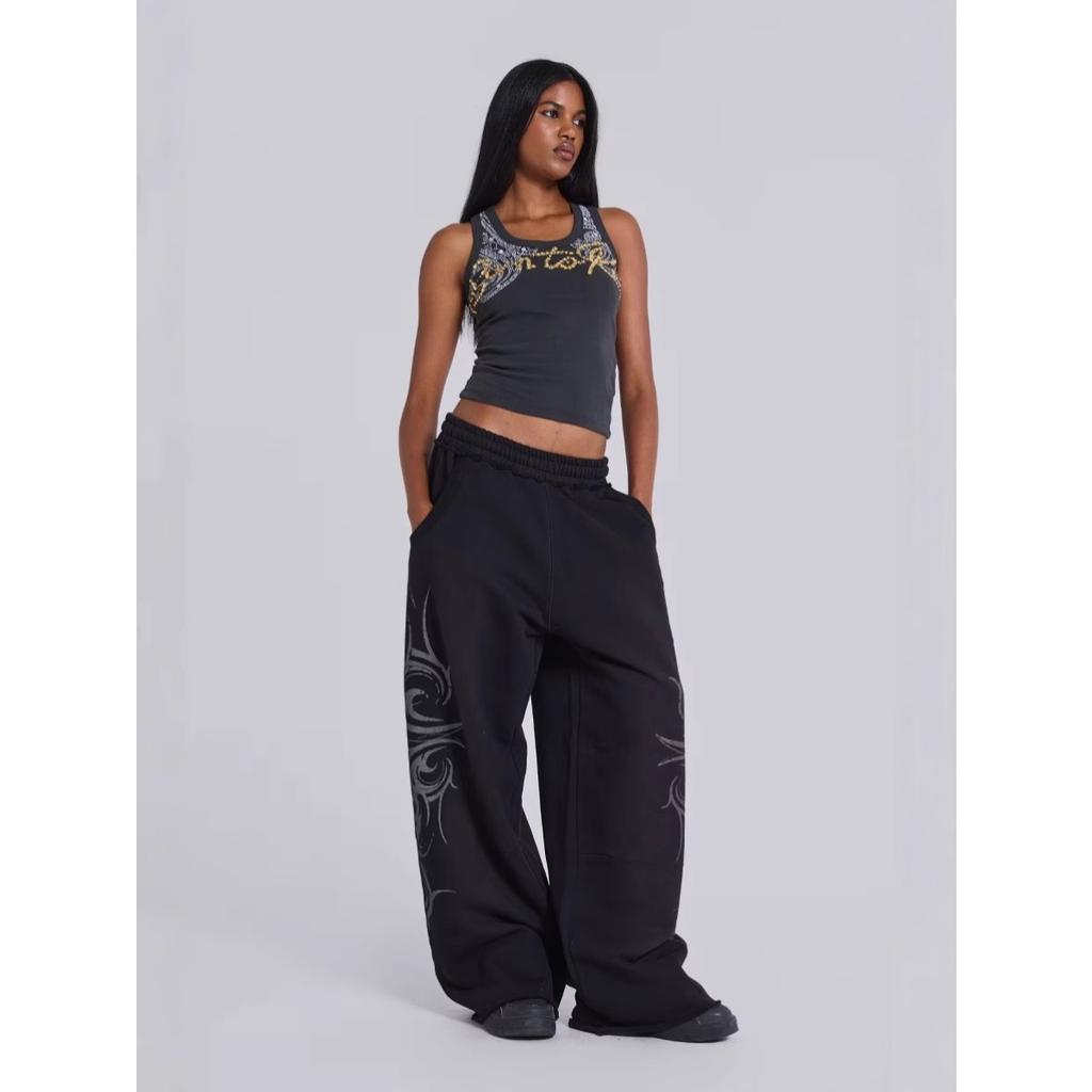 DRIPX Baggy Women Gray Sweatpants Oversized Korean Fashion Jogger Basic Pants Men Hip Hop Streetwear Casual Harajuku Trousers