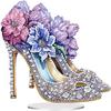 2D/Flat High Heels DIY Diamond Painting Tabletop Ornaments Kit Table Top Diamond Painting Ornament Kits Bedroom Table Decoration