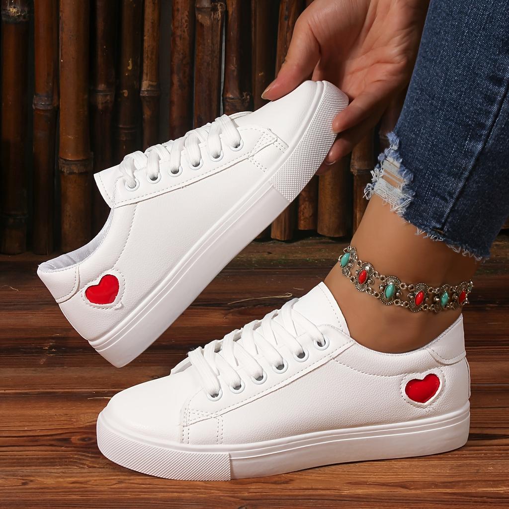 Small White Shoes Female 2025 New Soft Bottom Non-slip Running Student Shoes Casual Hundred with Flat Bottom Basic Students Female Board Shoes