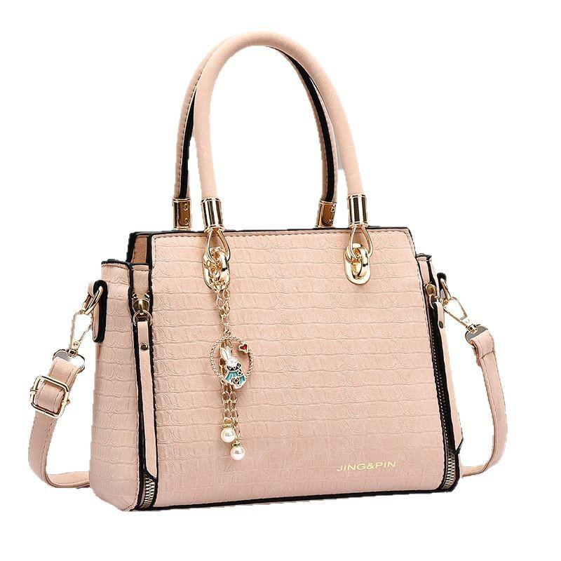 New Plaid Fashion Patchwork Handbag with Large Capacity Single Shoulder Bag with High Appearance Level Female Bag