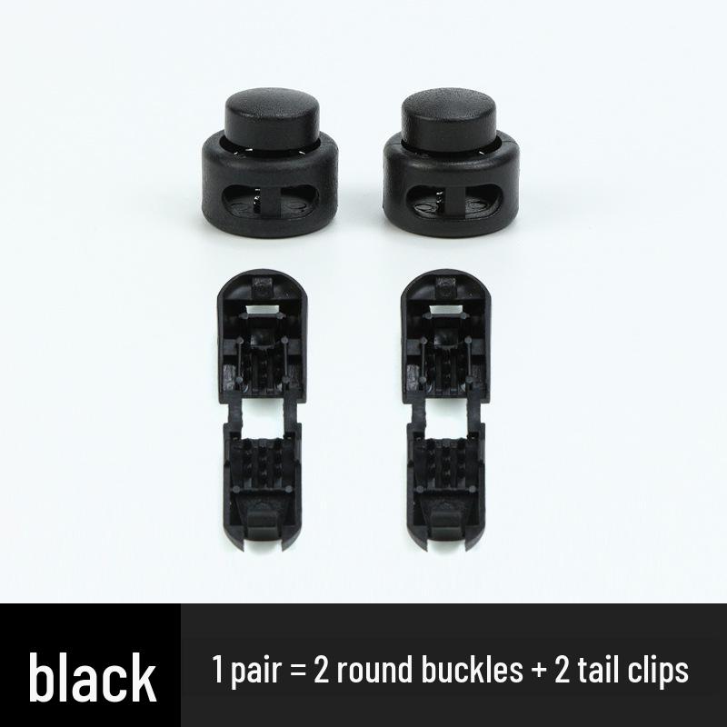 No-Tie Elastic Shoelace Buckle for Adults & Kids - Sport & Mountaineering Pair