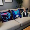Game Blogger M-MrBeast Vintage Pillow Case Square Pillow Bedroom Sofa Leisure Comfort Cushion Car Home Decoration
