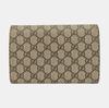 [Pre-Owned] Dionysus Tiger Head Buckle Logo Beige Lining GG High-Quality Synthetic Canvas WOC Wallet Crossbody Shoulder Bag - Very Good #17AJYX4