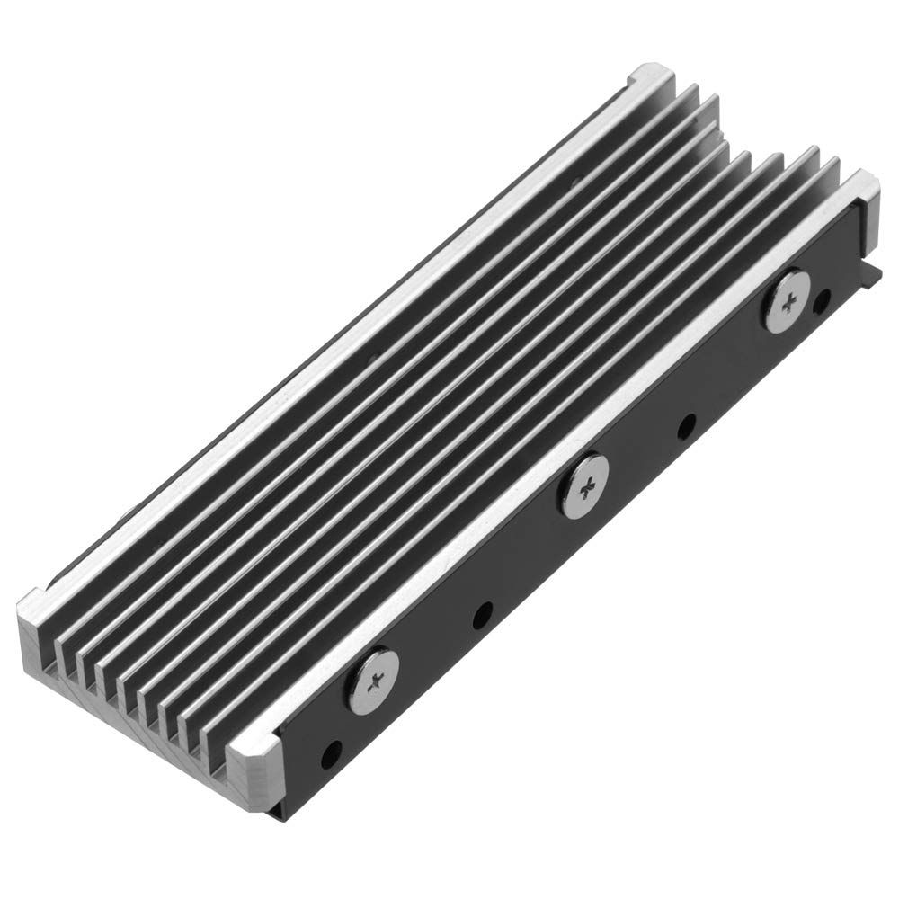 2280mm SSD PCIE NVMe SSD with Thermal Silicone Pad for M.2 Double-Sided Heatsink, M.2 PC/PS5 (Silver)
