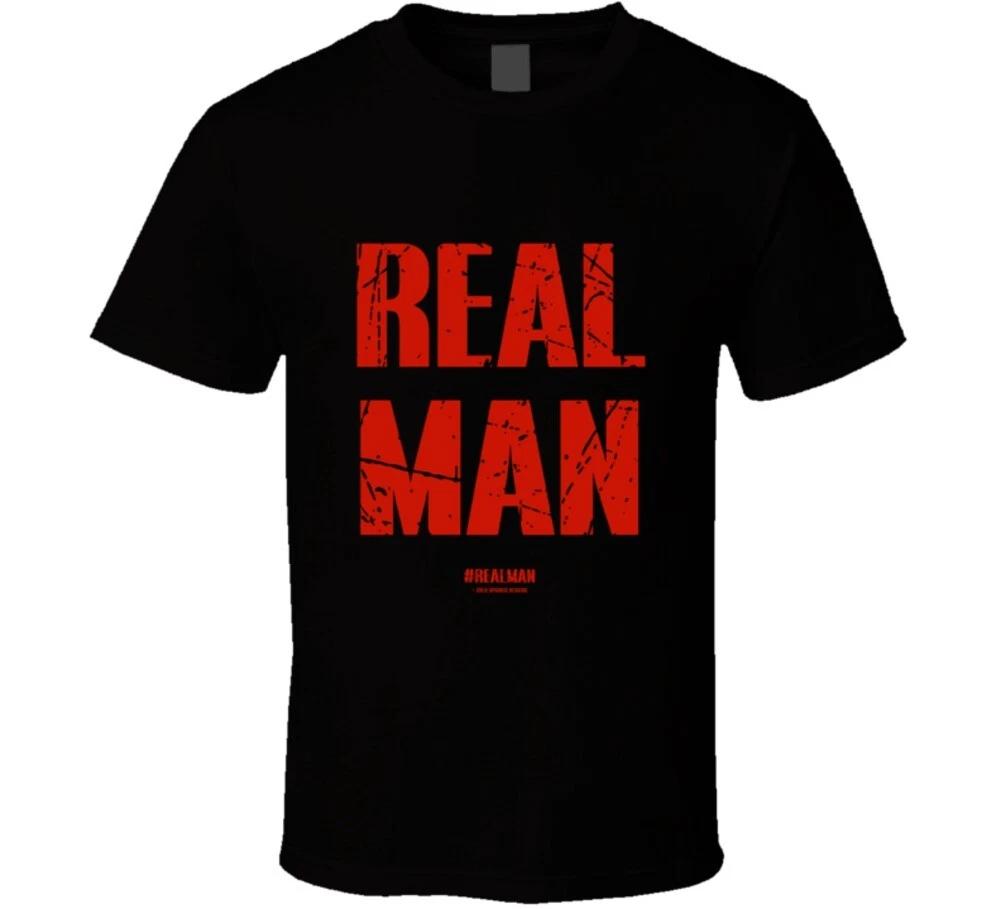 Real Man #realman Father Dad Gift Men T Shirt M