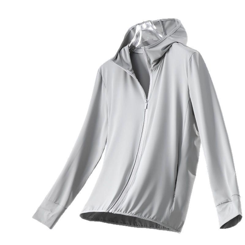 Ice Silk Sun Protection Jacket for Men & Women – Lightweight, Breathable, Trendy Outdoor Skin Coat for Cycling & Fishing.