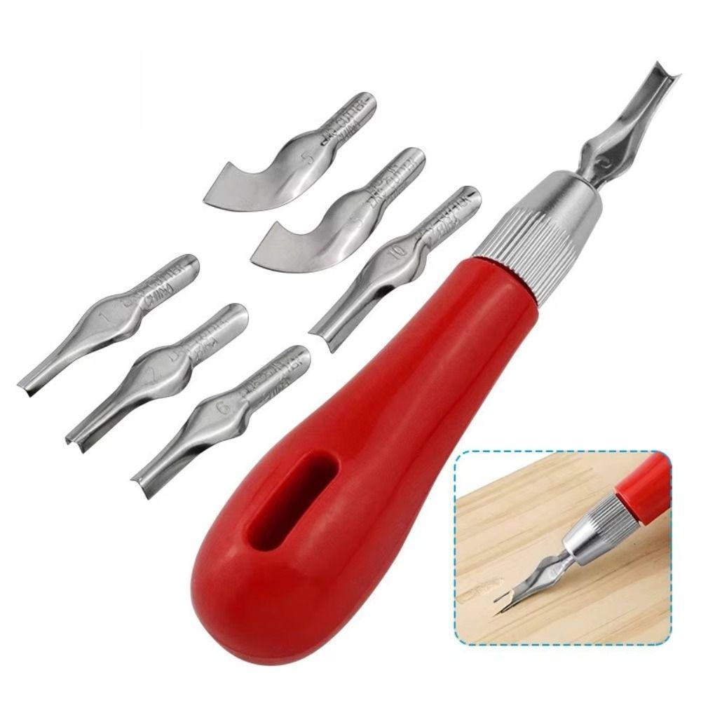 Stamp Maker Art Print Engraving Tools Ergonomic Carving Cutter Tools Beginner