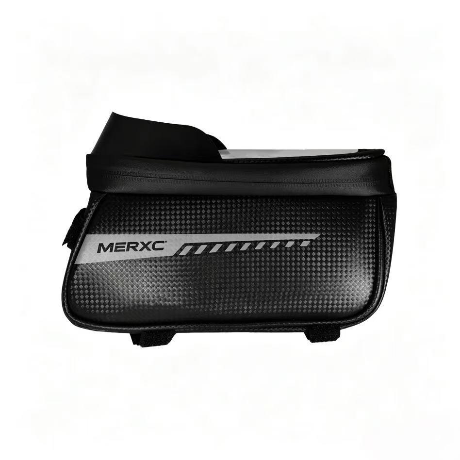 Waterproof Mountain Bike Front Beam Bag with Touchscreen Phone Holder