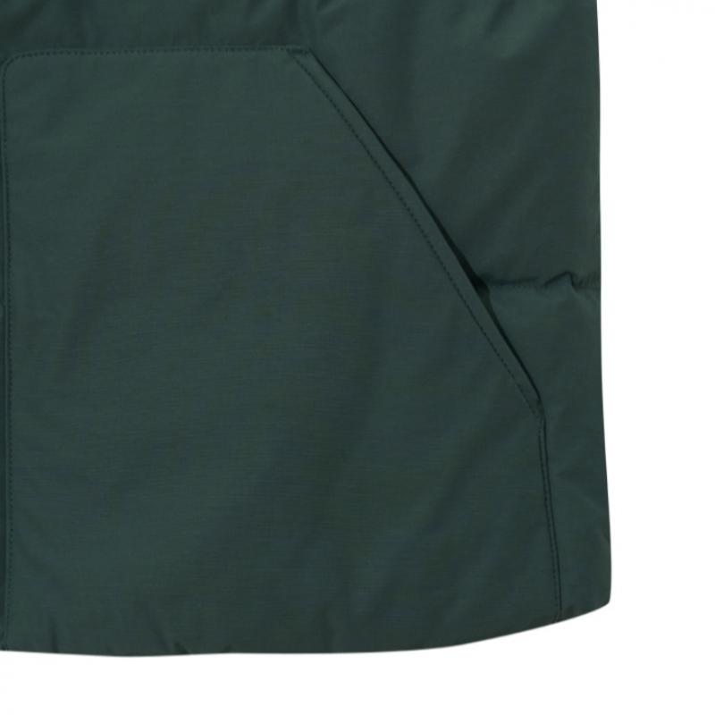 Kangol Womens Down Vest Stand Collar 6144 Dark Green