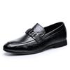 High-end small leather shoes men's soft-soled formal wear business 2025 new Korean version black leather shoes men's casual wedding shoes trend