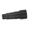 A84E-Staubsaugerteile 50/42/34/30/23mm Schwarzer Weichgummi Runder Saugschlauch-Adapter Trocken-Nass-Nutzung