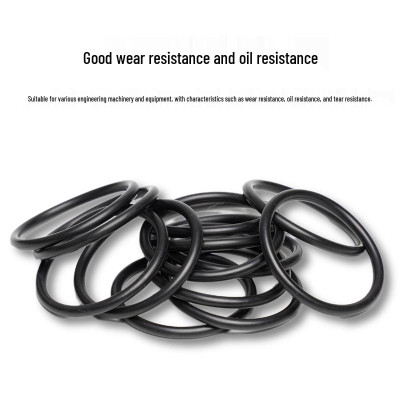 Oil-Resistant Nitrile O-Ring, 3.55mm Diameter, Wear & Temperature-Resistant Rubber Gasket