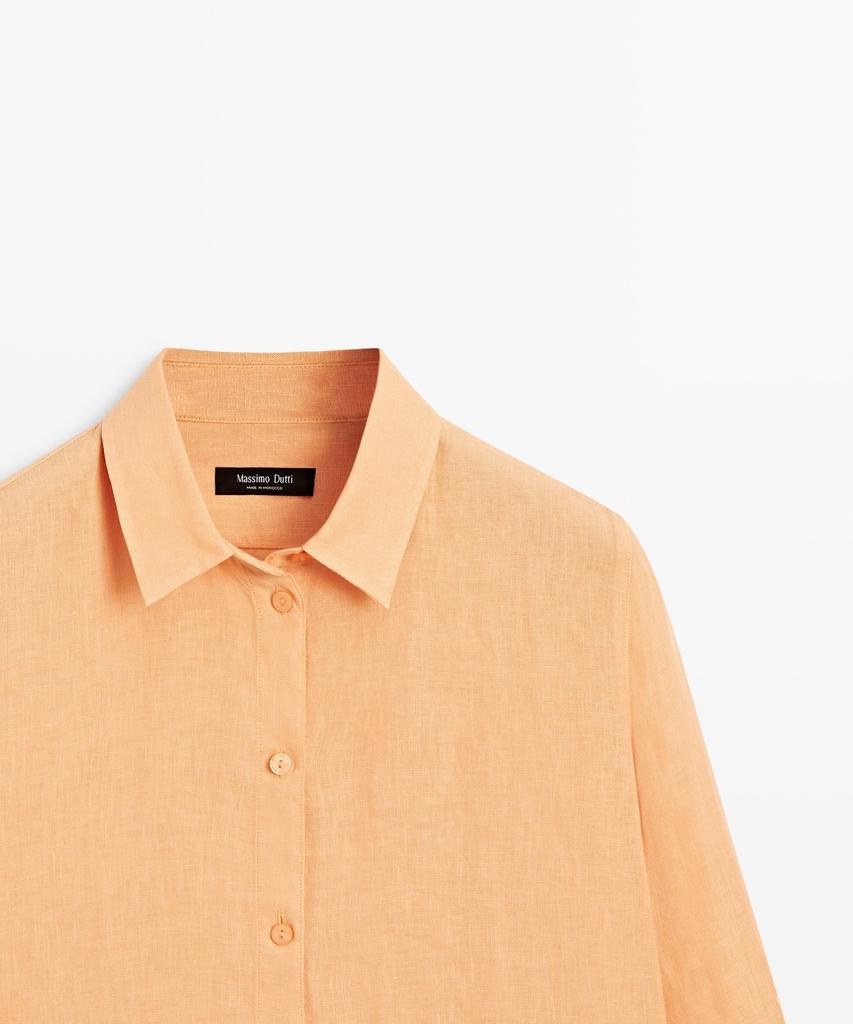 Masimodutti 100% Linen Loose Fit Shirt