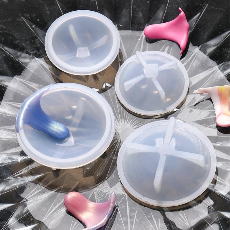 Seal Wax Stamp Scraper Spoon Silicone Cleaning Tool For Seal Wax Stamp Making Stirring Mixing Cleaning Color Diy Candle