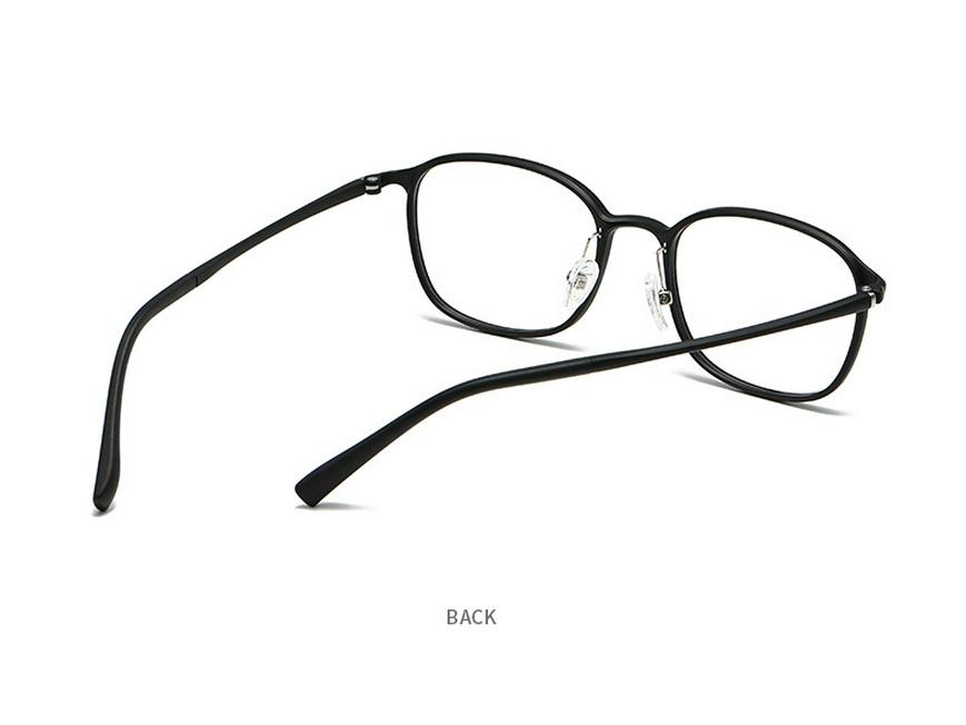 Ultralight Retro Square Eyeglass Frames - Unisex High-End Korean Design