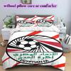 Egyptian Football Association Pattern Bedding,Quilt Set Quilt Cover Pillowcase Home Birthday Gift (1*duvet cover+2*pillowcase,without core)