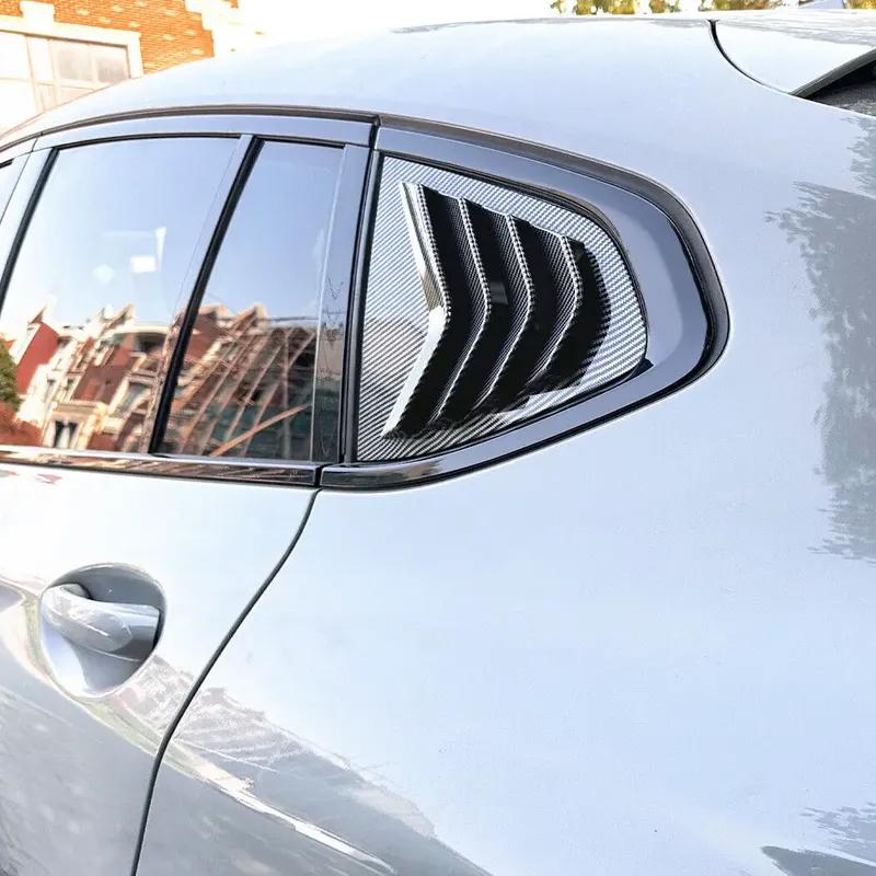 For BMW X4 G02 2018   -2024 ABS Plastic Rear Window Quarter Louver Cover Side Vent Trim Car Adhesive Accessories