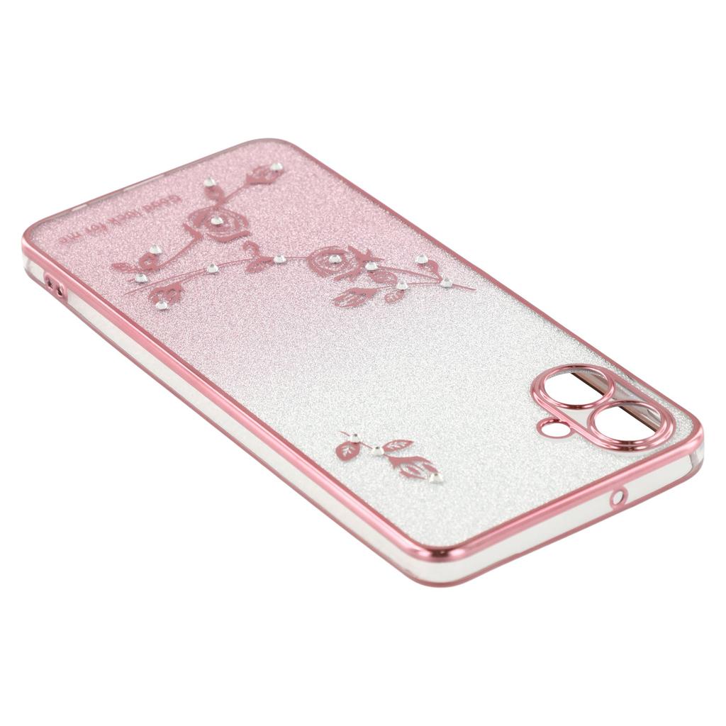 KADEM For Samsung Galaxy A06 4G Case Flower TPU Flexible Gradient Phone Cover