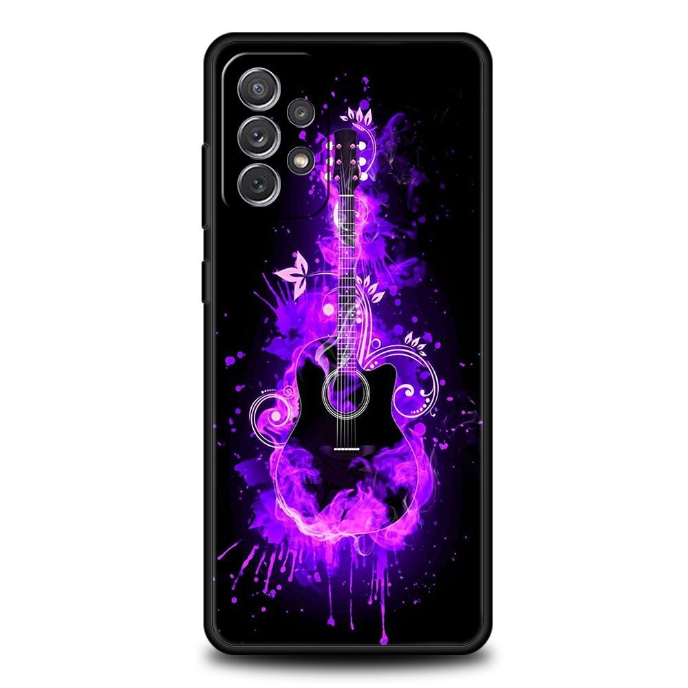 Guitar Music Art Phone Case For Samsung Galaxy A17 A07 A55 A35 A25 A15 A05 A33 5G A31 A23 A21s A13 A41 A73 A53 A51 A71 A03 Cover