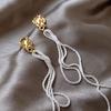 2026 New Super Long Silver Colour Tassel Pendant Earrings For Women's Temperament Accessories Fashion Jewelry Girl’s Earrings