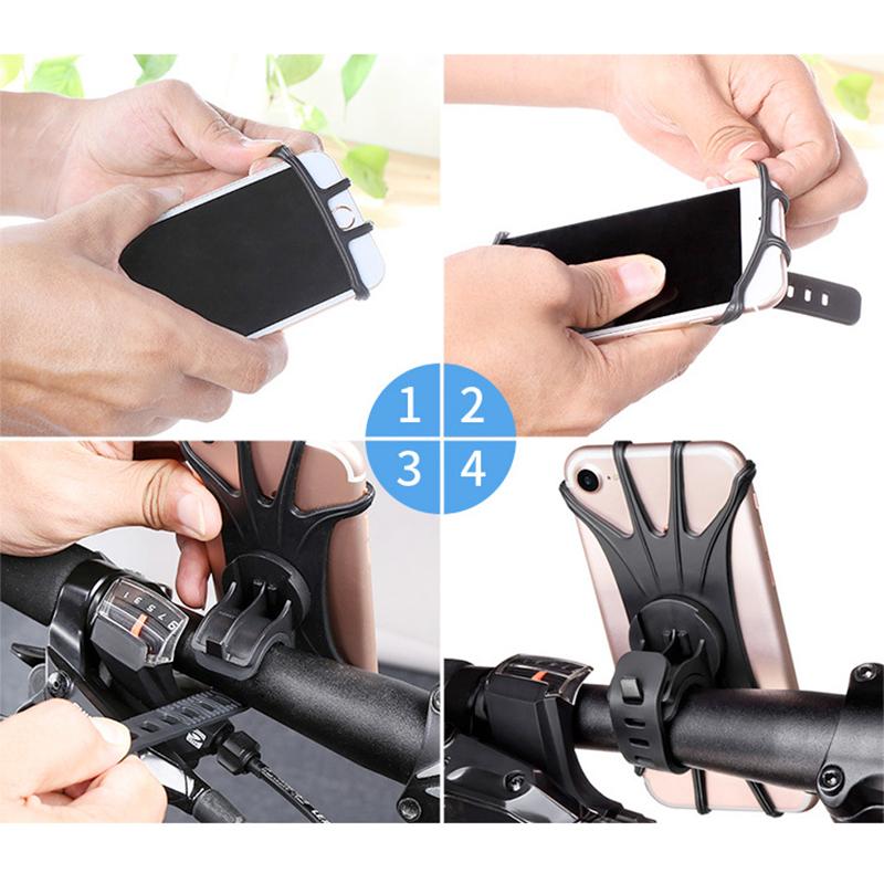 Universal Baby Stroller Accessories Mobile Phone Holder Rack 360° Degree Rotatable Pram Cart Phone Holder Motorcycle Accessories