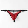 Solid Underwear T-Back Thongs Underpants 1pc Briefs