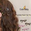 2025 Adorable Smiley Face Glasses Hair Clip for Girls - Cute, Sweet Duckbill Clip Hairpin Accessory