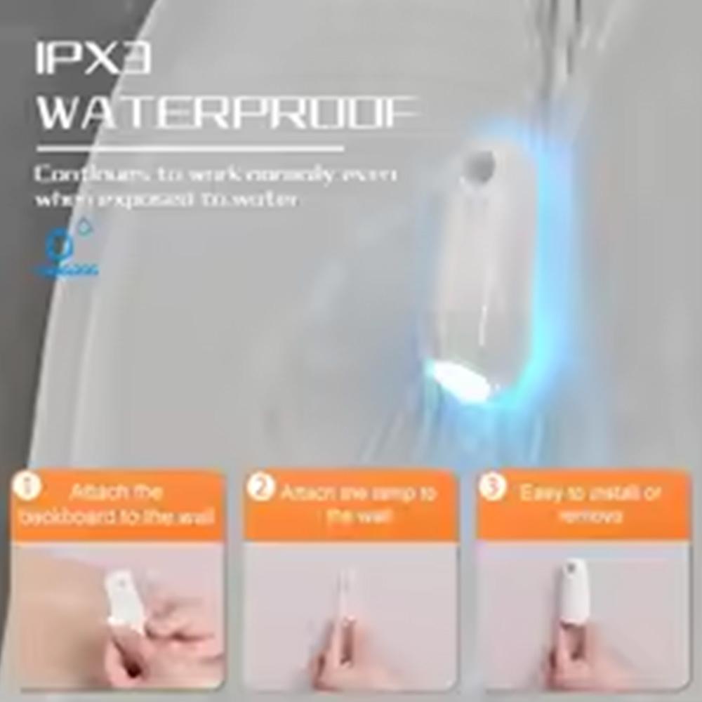 HOMEFISH Toilet Night Light Motion Sensor Light Toilet Bowl Light RGB 7Color Changing For Bathroom Decoration