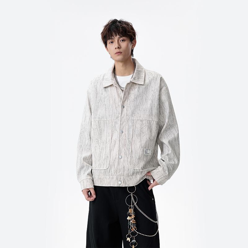 

Мужская весенне-осенняя новая молодежная мужская куртка с американским лацканом, рабочая, повседневная, модная, свободная мужская куртка 8XL