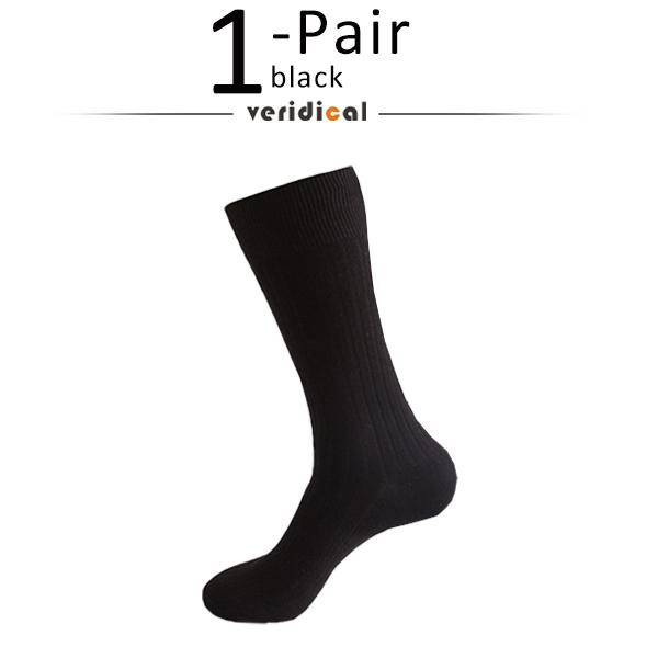 Herren Lange Socken Plus Gekämmte Baumwolle Gestreift Business Atmungsaktiv, Deodorant Partykleid Übergröße Formelle Socken Gentleman EU45-50