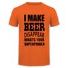 I Make Beer Disappear What Your Superpower T Shirt Funny Birthday Gift For Men Dad Grandad Short Sleeve