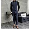 Herren Herbstanzug im koreanischen Stil Slim Fit - Dreiteiliges Jugend-Business-Ensemble