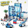 City Police Station Building Blocks Police Station Building Blocks MOC Boys Assembly Toy Children Christmas Holiday Gift