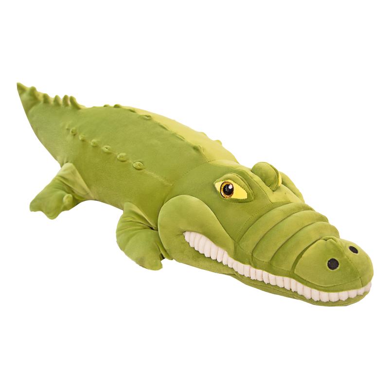 New 1pc Lifelike Crocodile Stuffed Animal Real Life Alligator Plush Toy Simulation Dolls Kawaii Cartoon Pillow for Children Kid