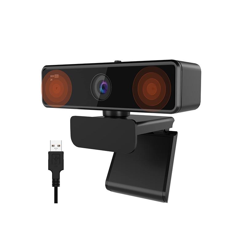 

NUROUM V11 2K Webcam With Dual Microphone 1080P 60fps 1440P 30fps FHD Computer Mini Web Camera USB for PC Laptop чорний
