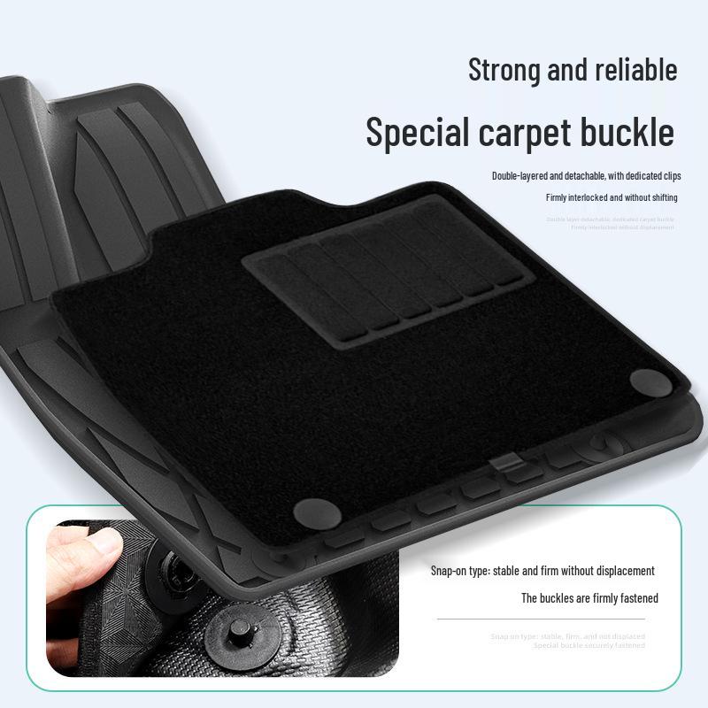 Waterproof & Stain-Resistant TPE Car Floor & Trunk Mats for 25 Haobo HL Models