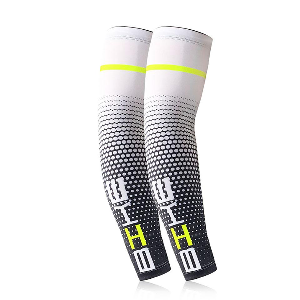1Pair UV Protection Arm Sleeves for Men Cool Cycling Running Bicycle Sport Arm Warmers Sun Protective Cuff Sleeves