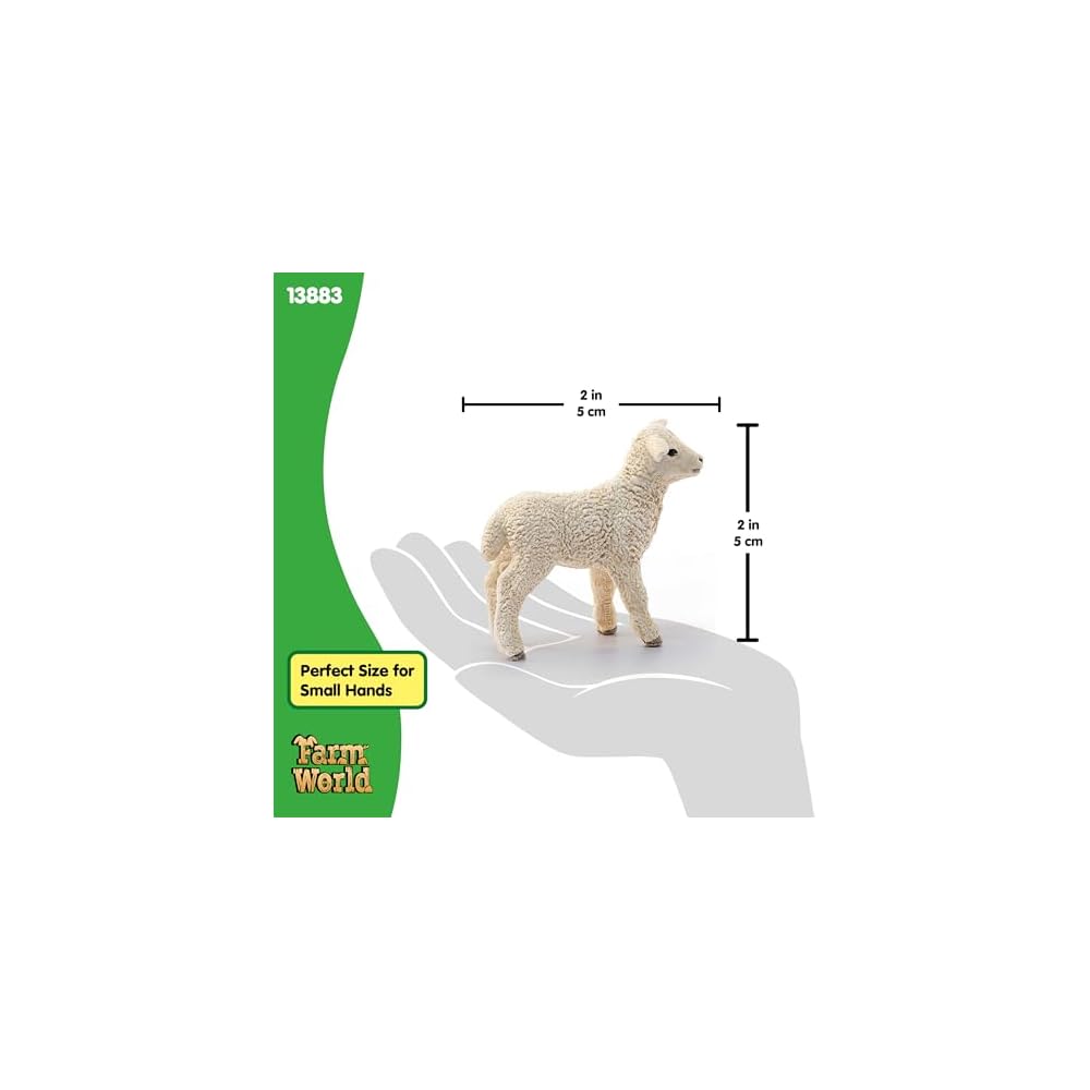 Schleich Farm World Sheep (Lamb) 13883N Figurine Toy for Kids
