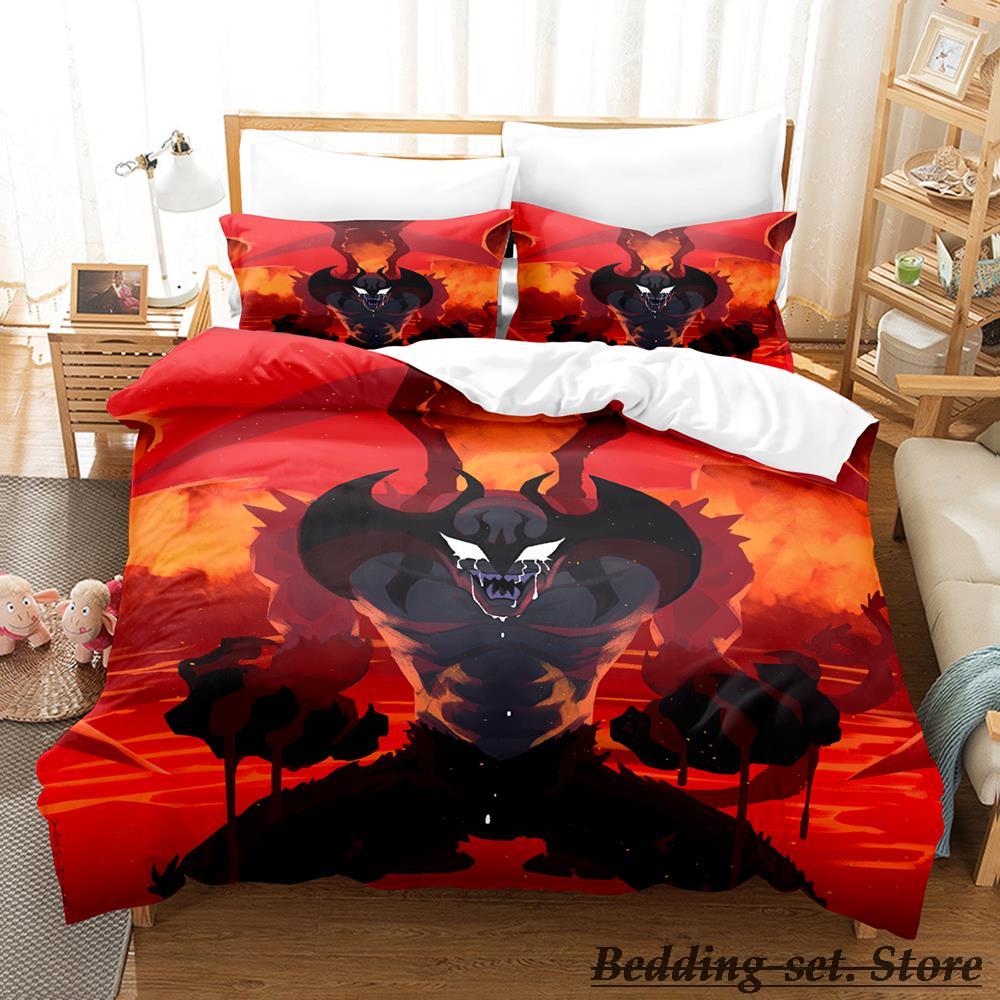 Devilman Sängkläder Set Enkel Twin Full Queen King Size Sängset Vuxen Barn Sovrum Påslakanset Anime Parure De Lit Säng