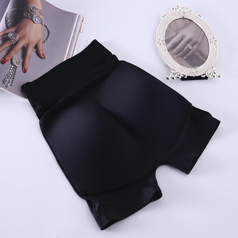 High-Waist Seamless Padded Buttocks Enhancer with Breathable Abdomen Support for Women