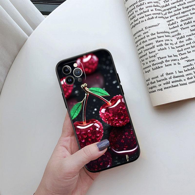 Cherry summer fruit New High-End Cover Phone Case for iPhone SE XS XR 17 16E 12 11 Pro Max Mini Air