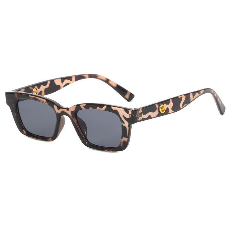 2026 Children's Rectangular Street Photography Baby Sunglasses Trendy Boys And Girls Cool Black Cat Eyes Personalized