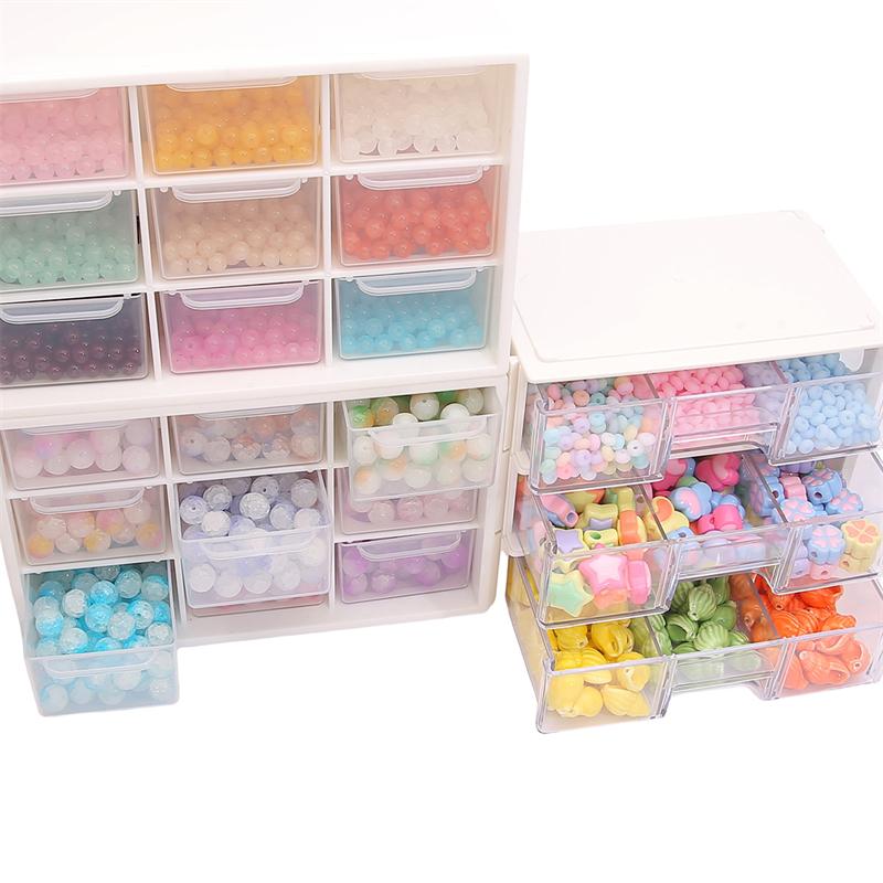PP Drawer Style Storage Box Bead Ring Box Jewelry Presentation Organizer