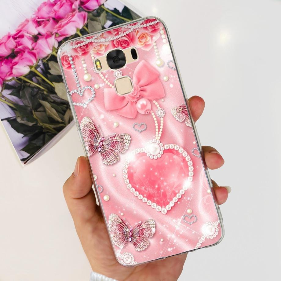 For ASUS ZenFone 3 Max ZC553KL Back Cover Case Soft Clear Silicone Shockproof Protection Funda Coque On ASUS ZC553KL Capas