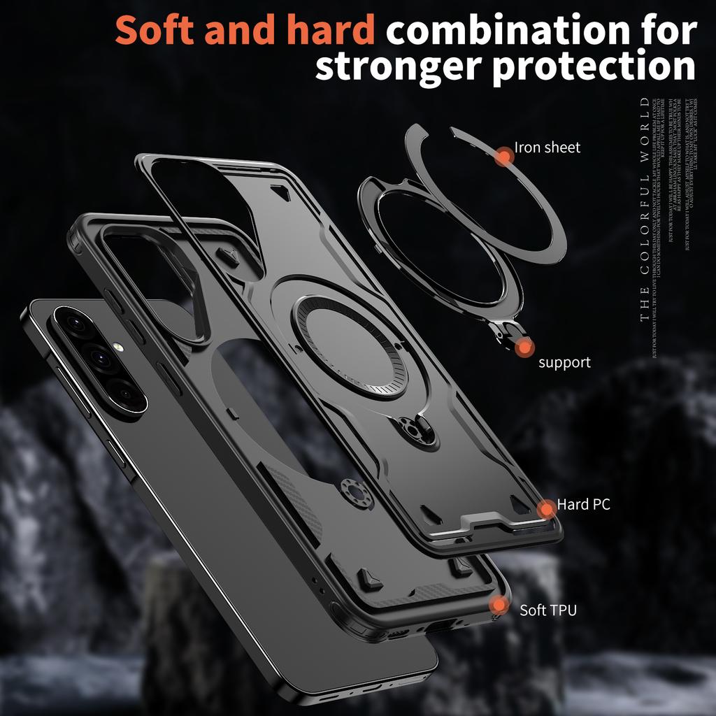 Drehständer Stoßfeste Hülle für Samsung Galaxy A17 5G S25 FE A16 A56 A36 A55 A35 A15 S24 Ultra S23 S22 Plus Xcover 7